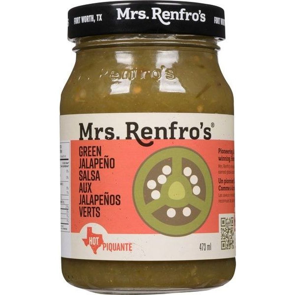 Mrs. Renfro's Green Salsa, 473 Ml -- 6 Per Case