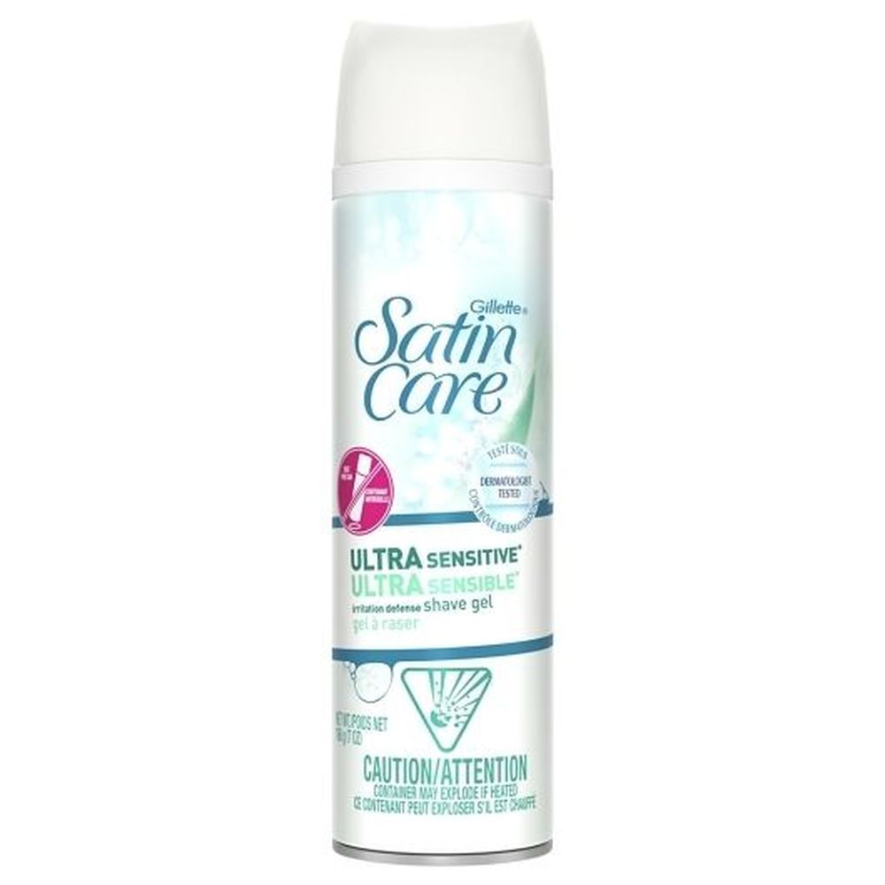 Venus Satin Care Ultra Sensitive Women's Shave Gel, 198.45 G -- 12 Per Case