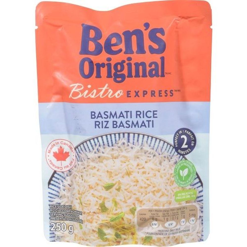 Ben's Original 250g Bistro Express Basmati Rice, 12 Count