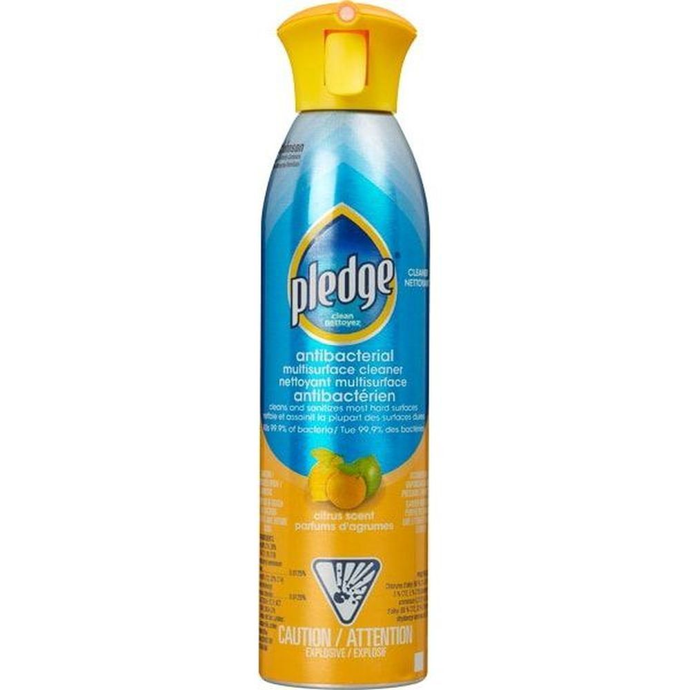 Pledge Fresh Citrus Antibacterial Multisurface Cleaner, 275 G -- 6 Per Case