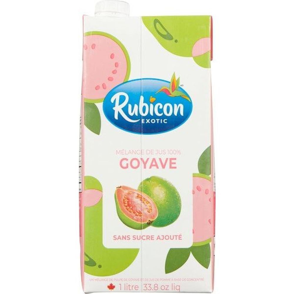Rubicon No Added Sugar Guava Juice Drink, 1 L -- 12 Per Case