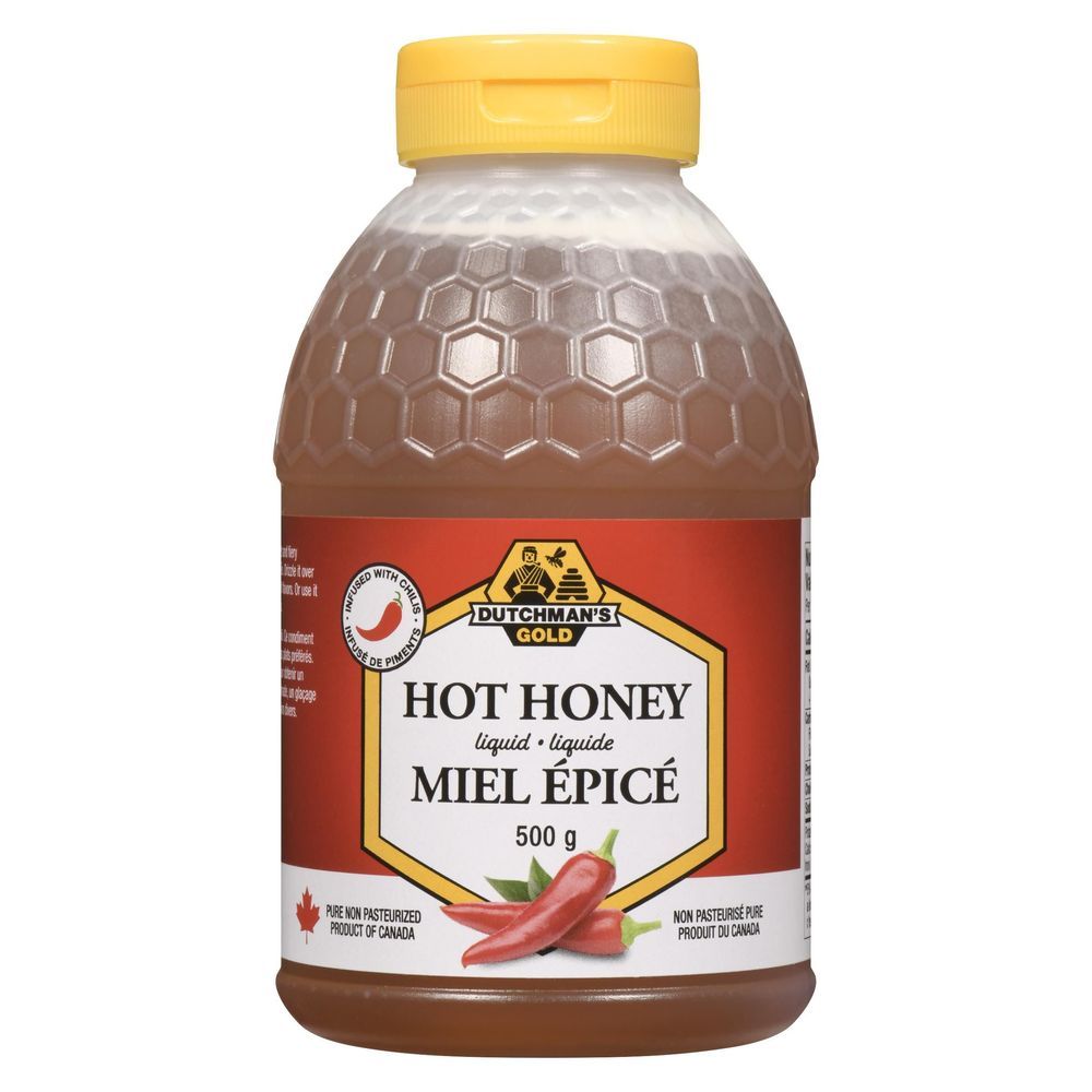 Dutchman's Gold Hot Honey, 500 G -- 12 Per Case