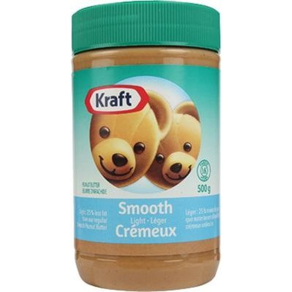 Kraft Smooth Light Peanut Butter, 500 G -- 12 Per Case
