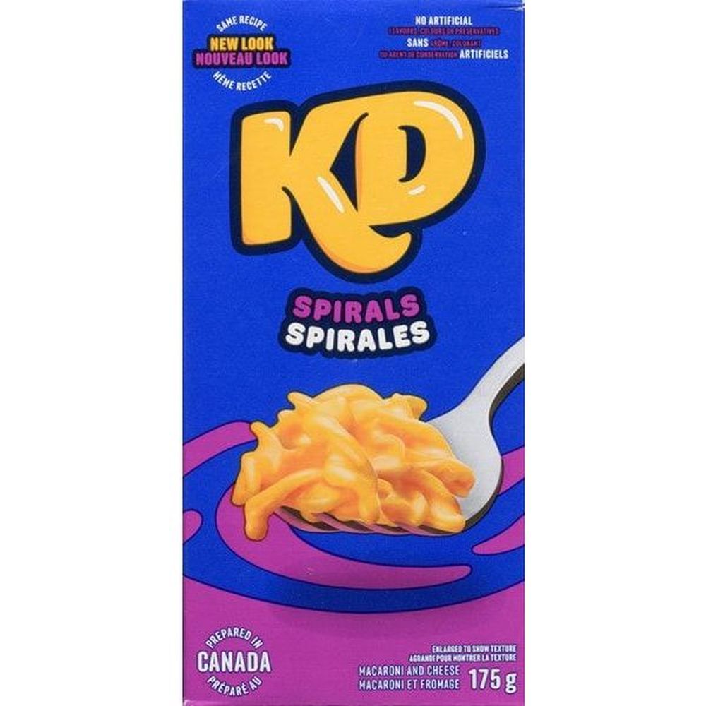 Kraft Spiral Macaroni And Cheese Dinner, 175 G -- 24 Per Case