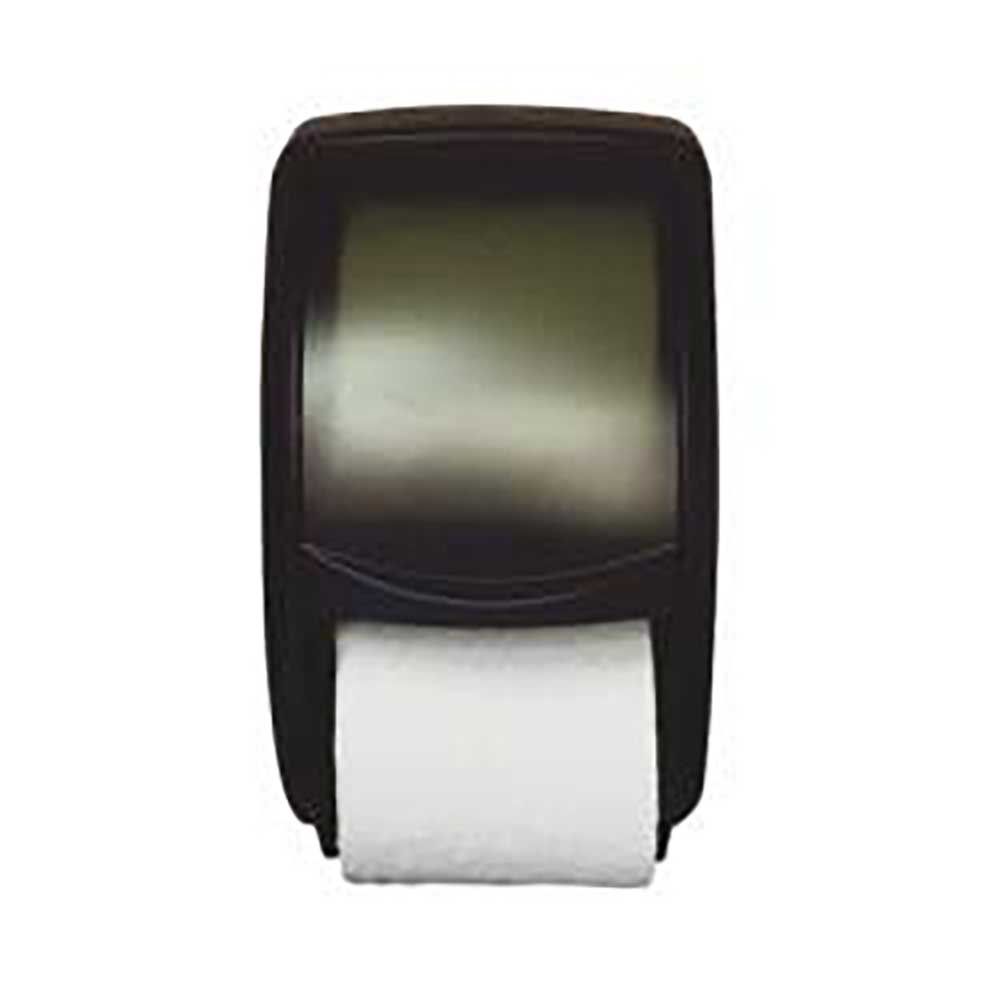 Tork Smoke T24 Twin Toilet Paper Roll Dispenser, 7 X 7.50 X 12.75 In