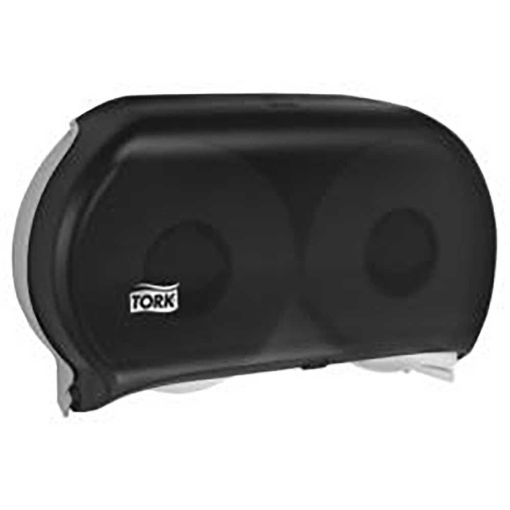Tork Smoke T22 Jumbo Roll 9 In Bath Tissue Dispenser, 5.5 X 19.29 X 11.83 In