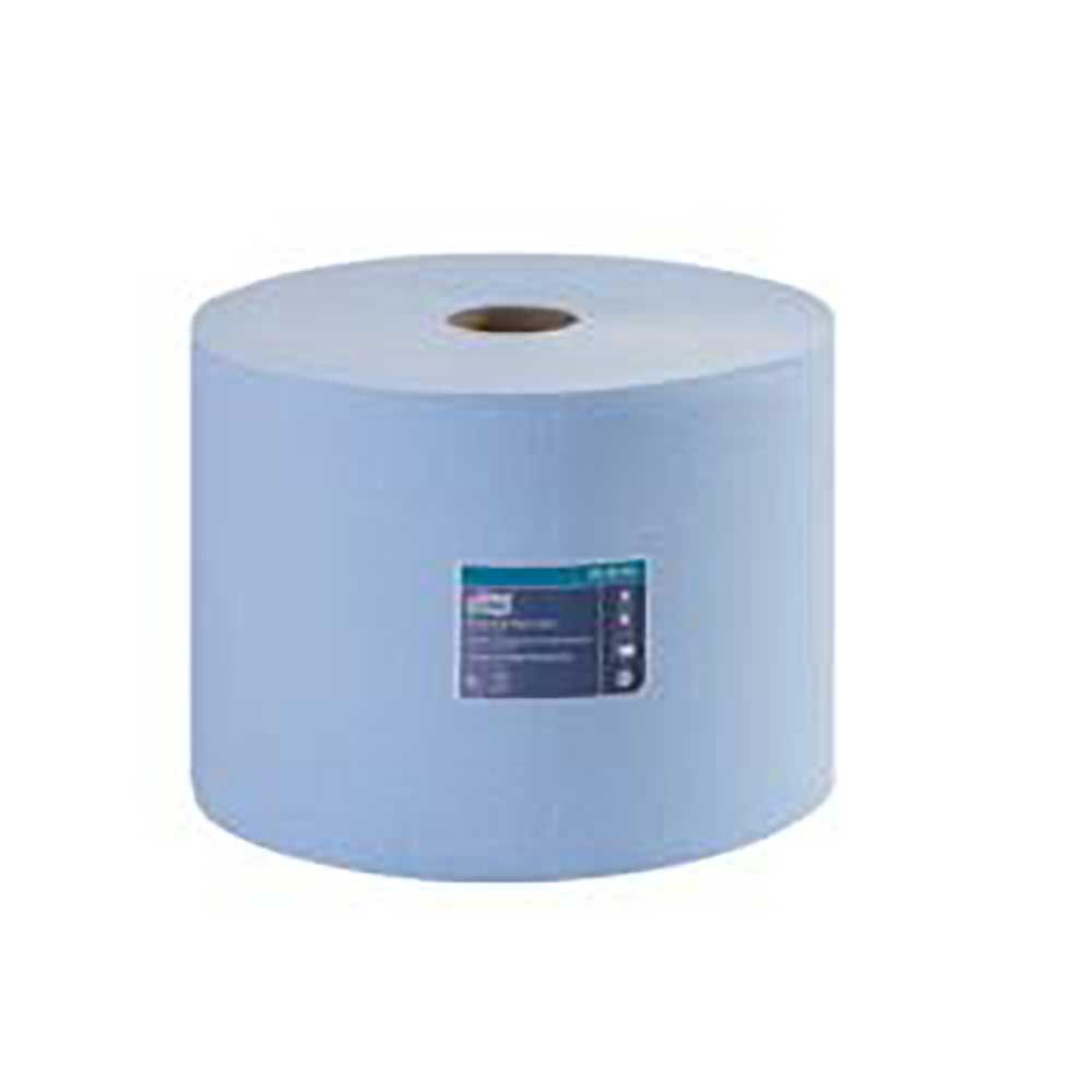 Tork Blue 1-ply Heavy-duty Industrial Molded Fiber Paper Wiper Roll, 800 Ft