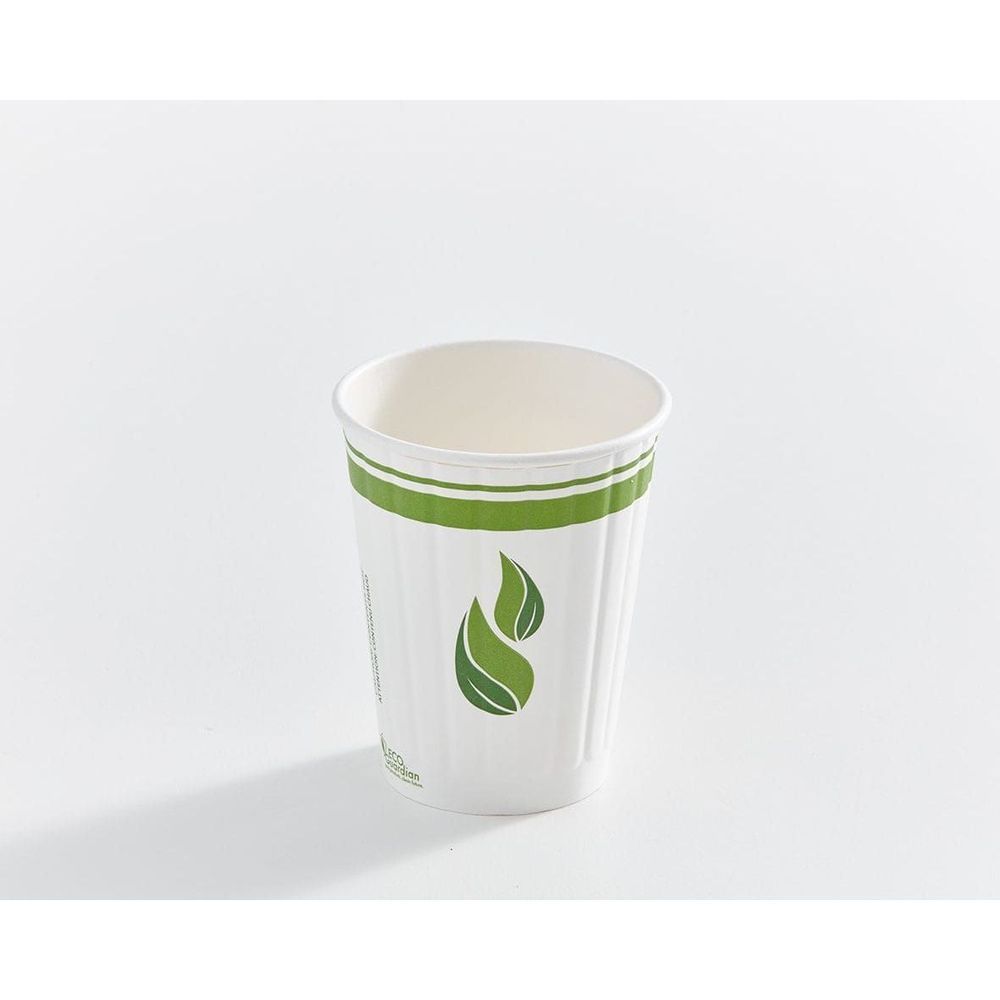 Eco Guardian Compostable Pla-lined Insulated Paper Cup, 12 Oz Capacity -- 1000 Per Case