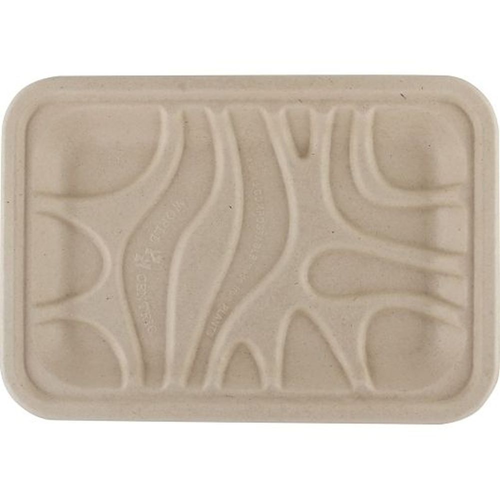 World Centric Molded Fiber Compostable Meat/produce Tray, 50 Count -- 10 Per Case