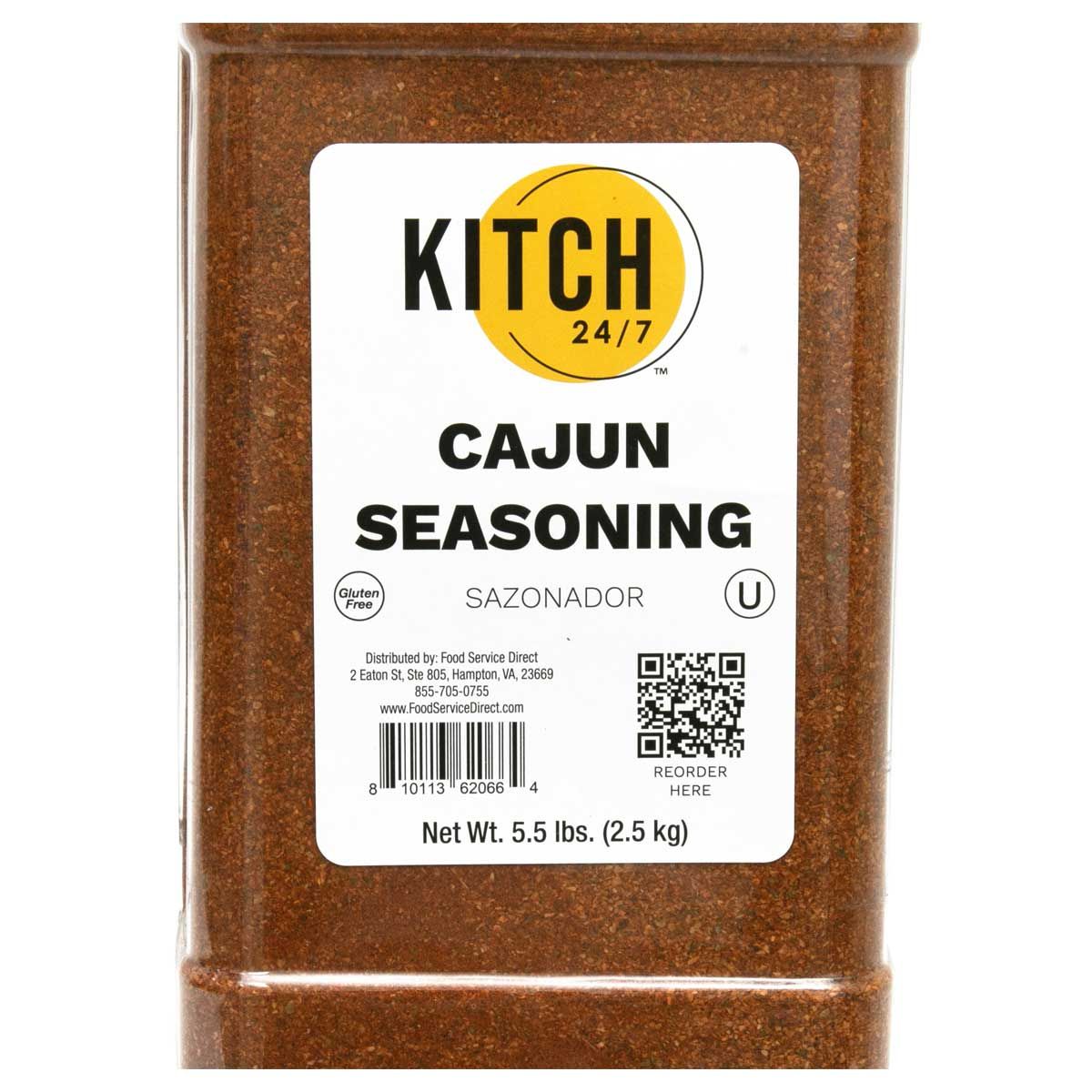 Kitch 24/7 Cajun Seasoning, 5.5 Lb