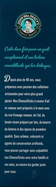 Garlic Romano CheeseSticks