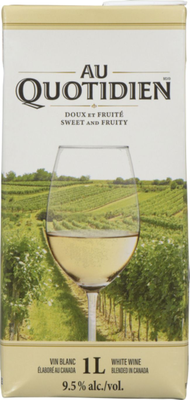 Au Quotidien Canada Fruity & Sweet White Wine