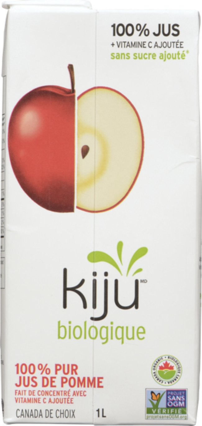 Organic 100 Percent Pure Apple Juice