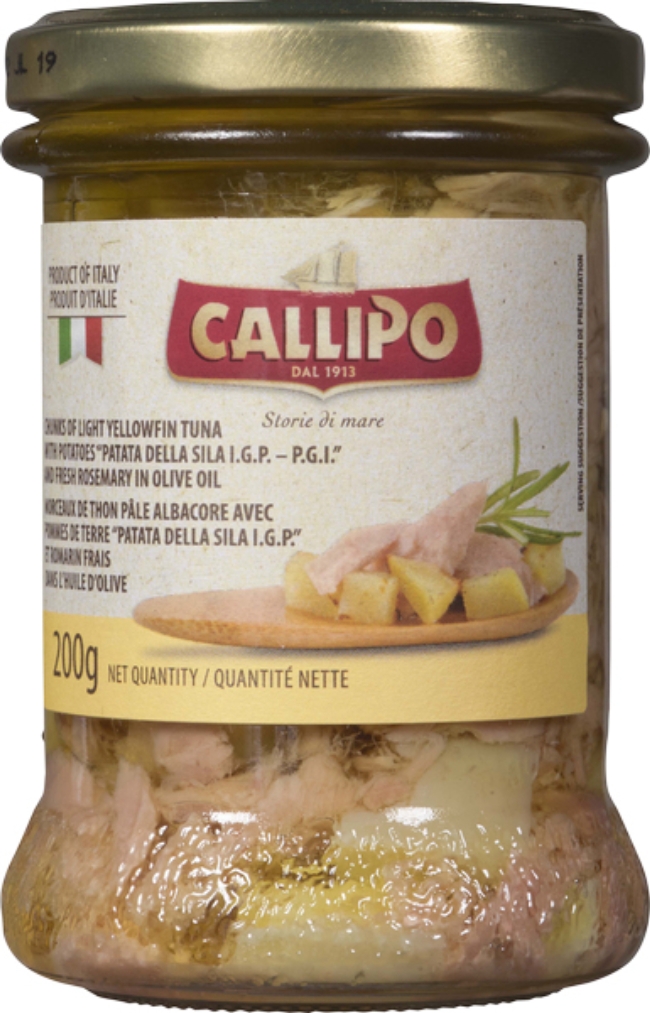 Tuna with Potato and Rosemary