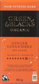Dark Chocolate with Crystallized Ginger