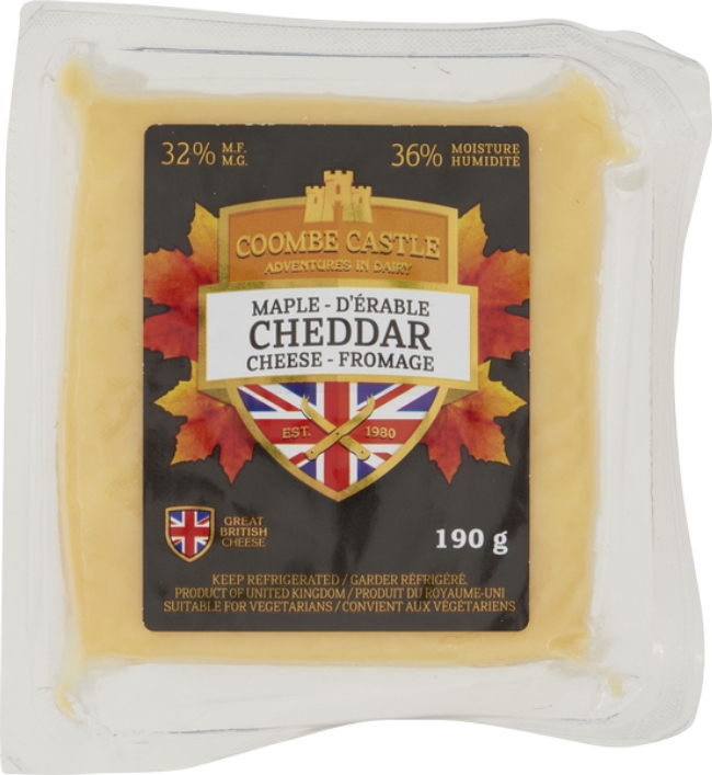 Cheddar Cheese with Maple Syrup