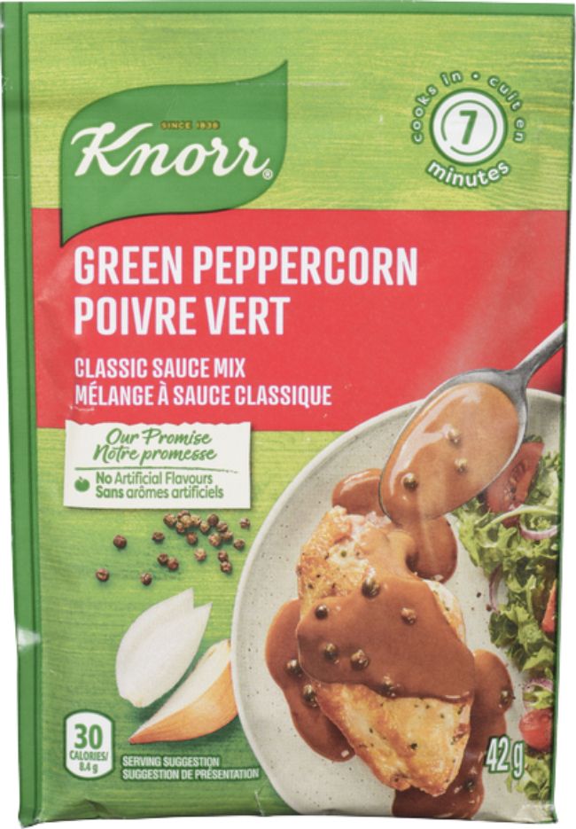Knorr Professional Green Peppercorn Classic Sauce Mix, 42 G -- 24 Per Case