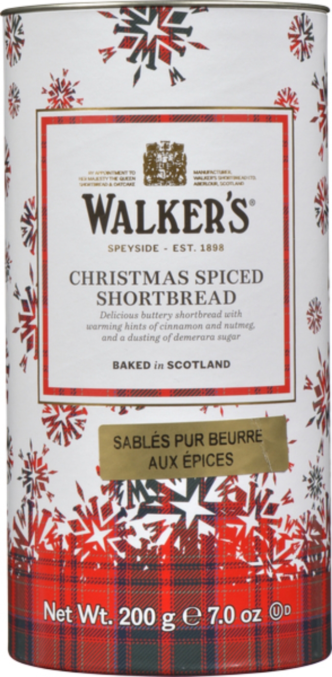 Festive Tube Christmas Spiced Shortbread