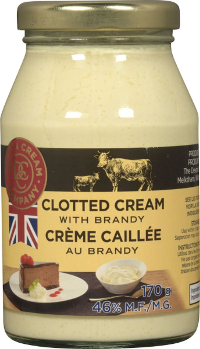 Devon Cream Clotted Cream With Brandy, 170 G -- 12 Per Case
