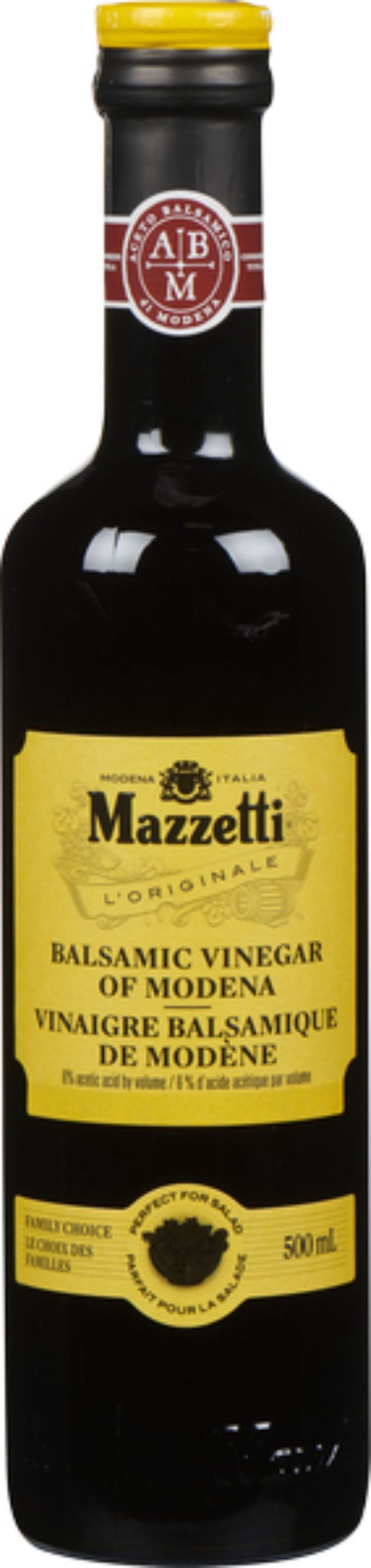 Mazzetti Balsamic Vinegar, 500 Ml -- 12 Per Case