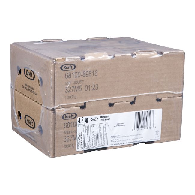 Kraft Gluten Free Honey Liquid, 21 G -- 200 Per Case