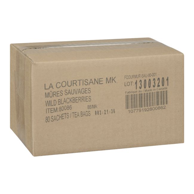 La Courtisane Wild Blackberry Herbal Tea Bag -- 80 Per Case