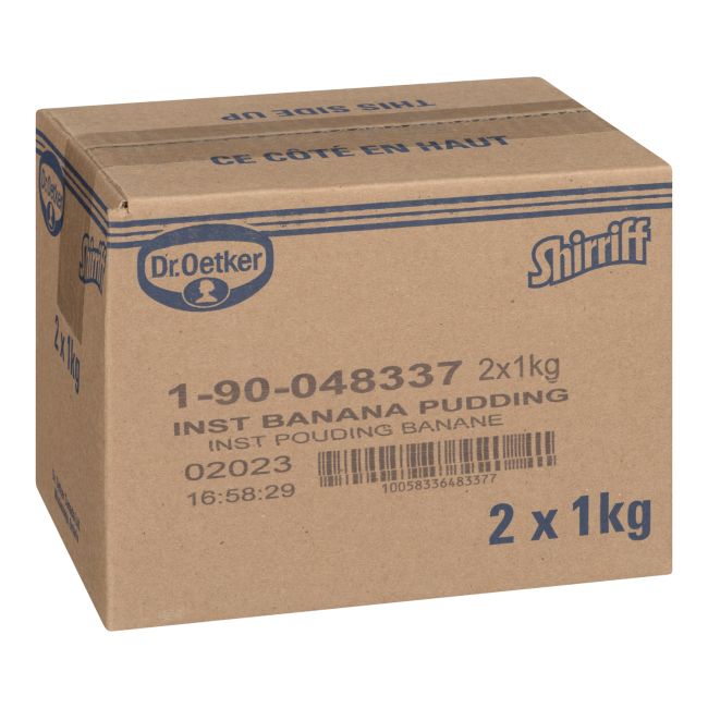 Shirriff Banana Instant Pudding Mix, 1 Kg -- 2 Per Case