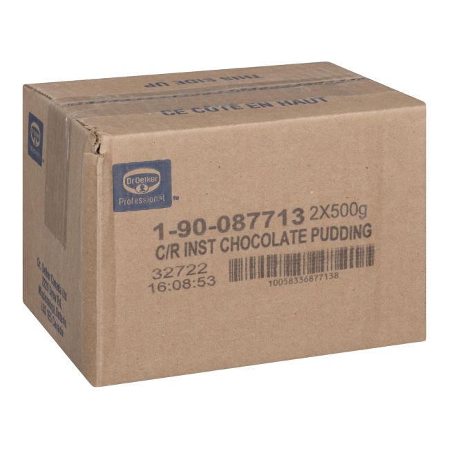 Dr. Oetker Professional Calorie Reduced Chocolate Instant Pudding Mix, 500 G -- 2 Per Case