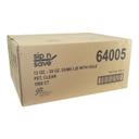 Clear Plastic Round 12 oz. - 20 oz Dome Lid Round with Hole