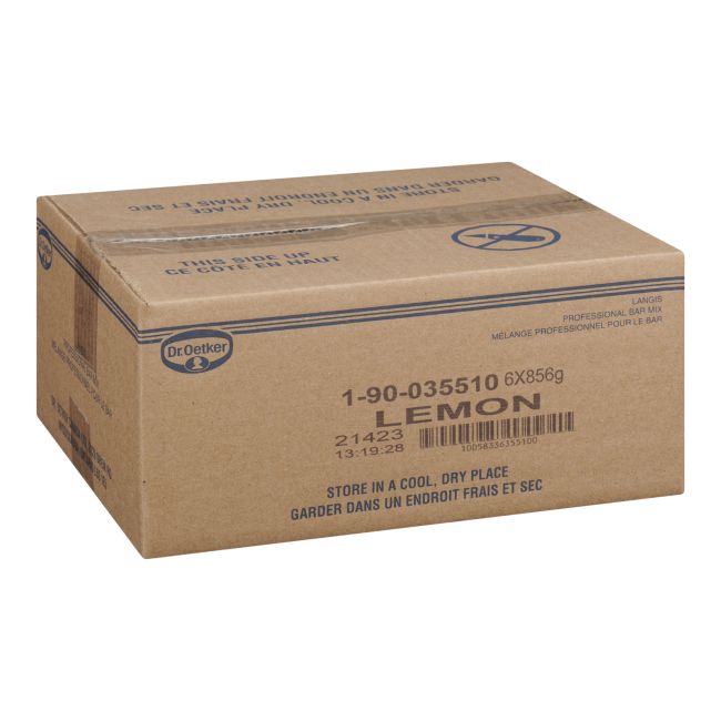 Dr. Oetker Professional Lemon Bar Mix, 856 G -- 6 Per Case
