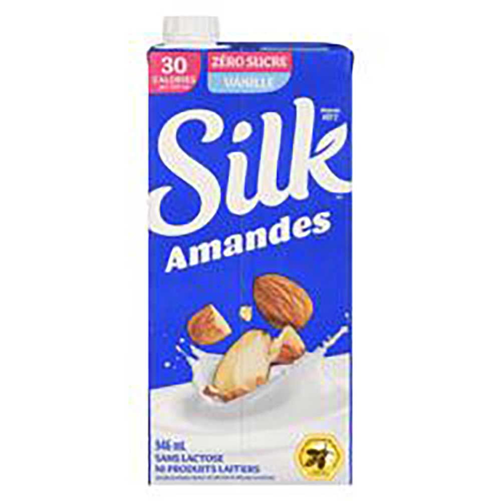 Silk Unsweetened Almond Vanilla Beverage, 946 Ml -- 12 Per Case