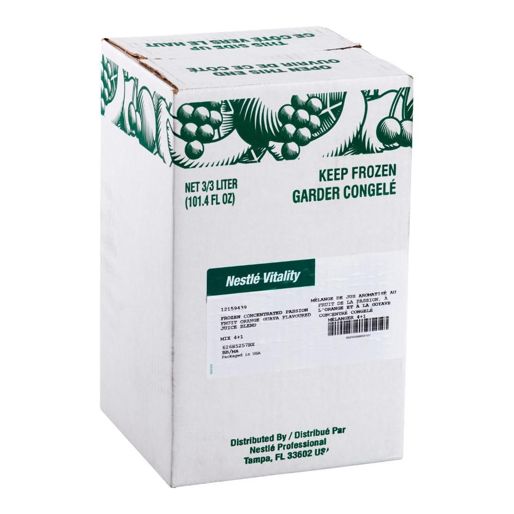 Vitality 4 Plus 1 Orange/passionfruit/guava Juice, 3 L -- 3 Per Case