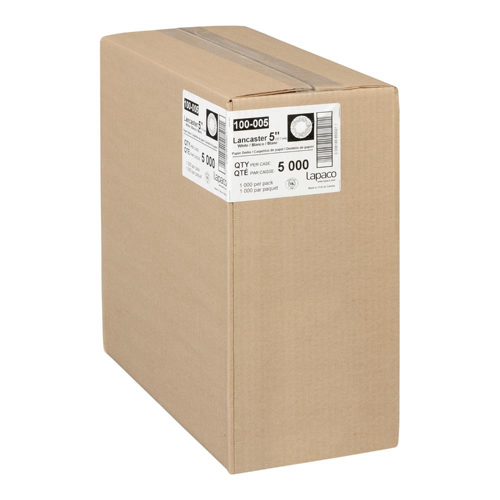 Lancaster 5 in Round White Doily