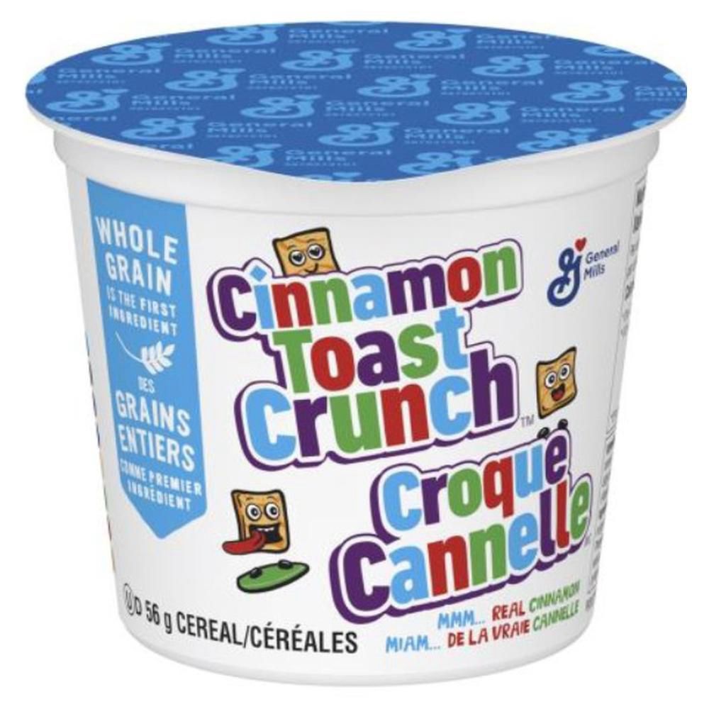 General Mills Whole Grain Cinnamon Toast Crunch Cereal Cup, 56 G -- 60 Per Case