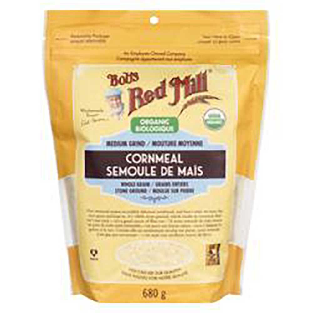 Bob's Red Mill Organic Medium Grind Cornmeal, 680 G -- 4 Per Case