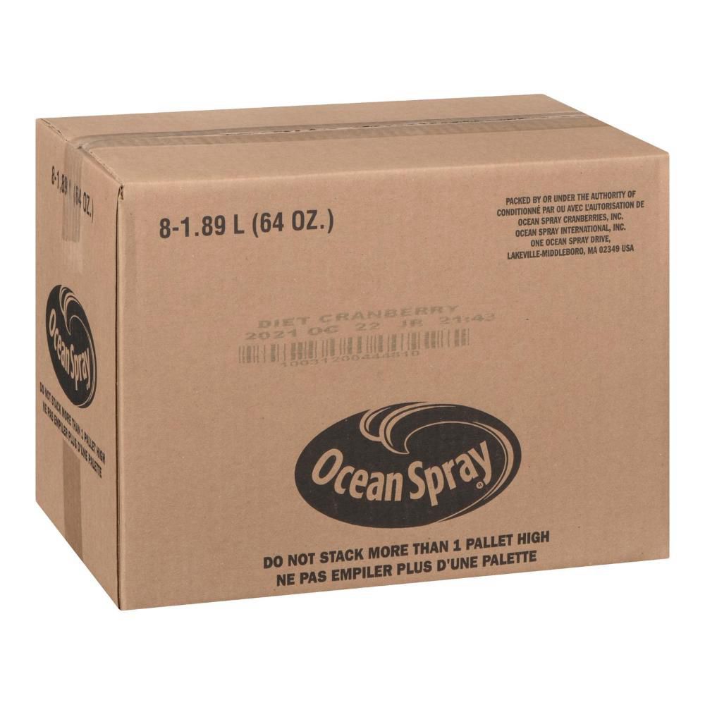 Ocean Spray Diet Cranberry Juice, 1.89 L -- 8 Per Case