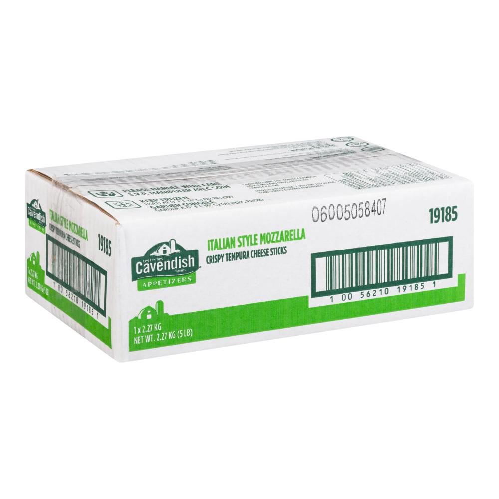 Cavendish Crispy Tempura Italian Style Mozzarella Cheese Sticks, 2.27 Kg