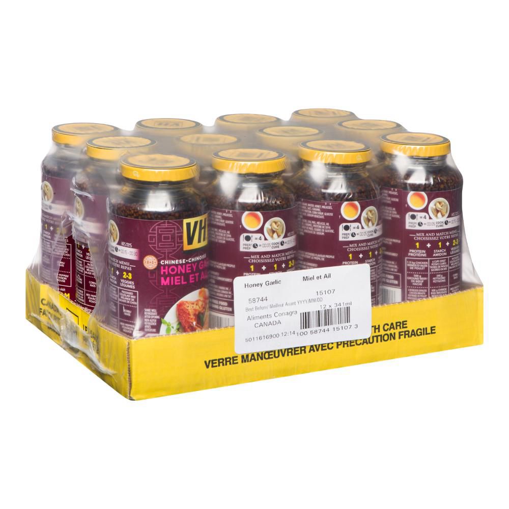 Vh Spare Rib Honey Garlic Sauce, 341 Ml -- 12 Per Case
