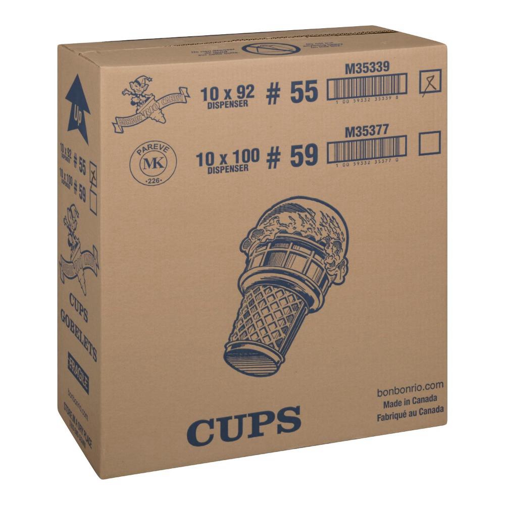 Number 55 Ice Cream Cone