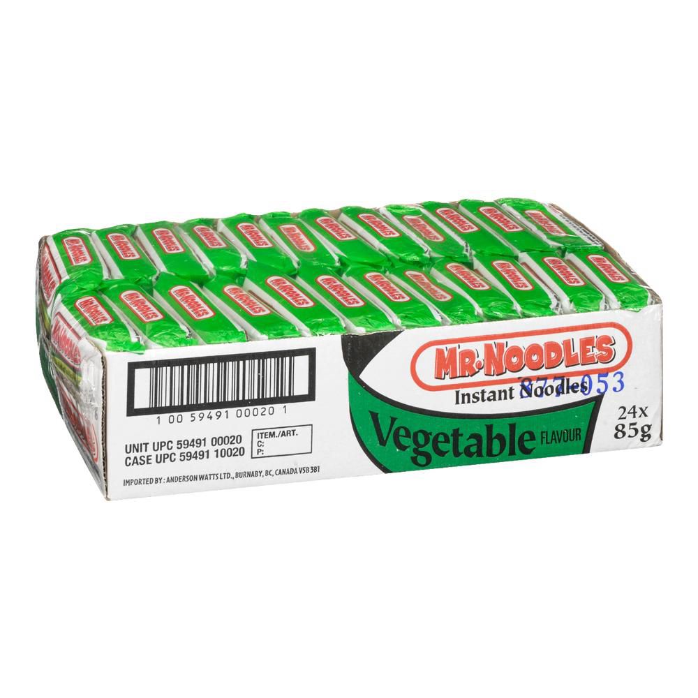 Mr. Noodles Vegetable Instant Noodle, 85 G -- 24 Per Case