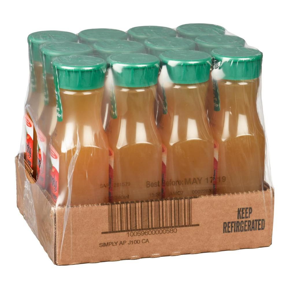 Simply Apple Juice, 340 Ml -- 12 Per Case