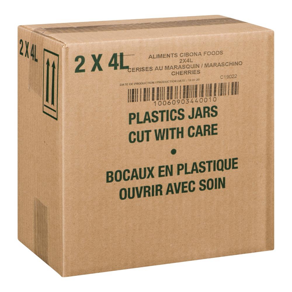 Red Maraschino Cherries without Stem