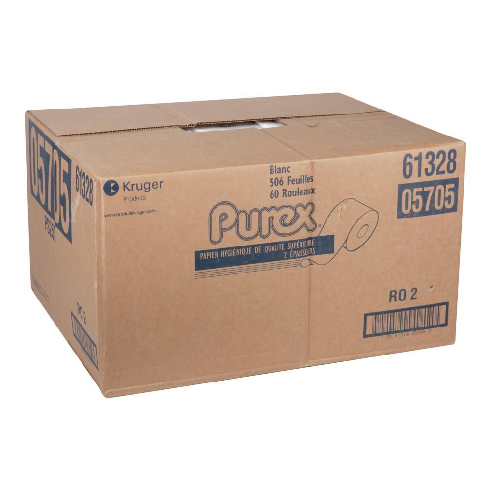 Purex 2 Ply Bathroom Tissue Roll -- 60 Rolls Per Case