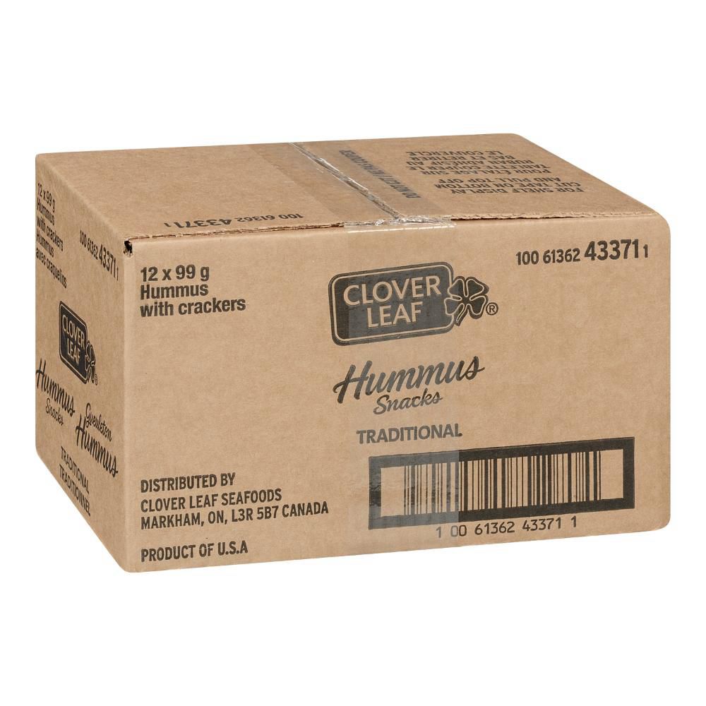 Clover Leaf Traditional Hummus Snacks, 99 G -- 12 Per Case
