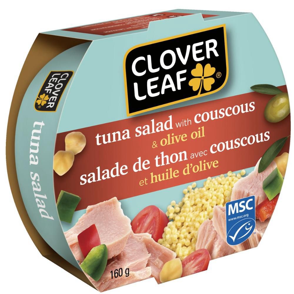 Clover Leaf Tuna Salad With Couscous And Olive Oil, 160 G -- 8 Per Case