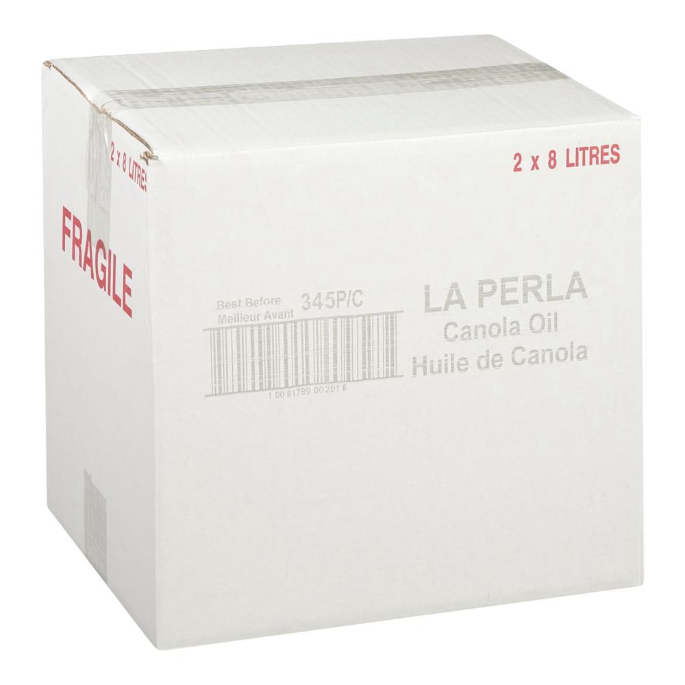 La Perla Canola Oil, 8 L -- 2 Per Case