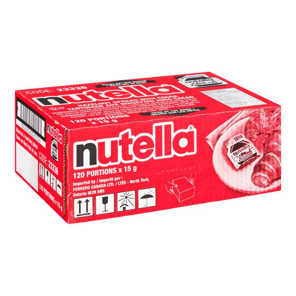 Nutella Chocolate Hazelnut Spread, 15 G -- 120 Per Case