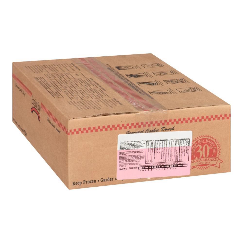 English Bay Raw Peanut Butter Cookie Dough, 42 G -- 170 Per Case