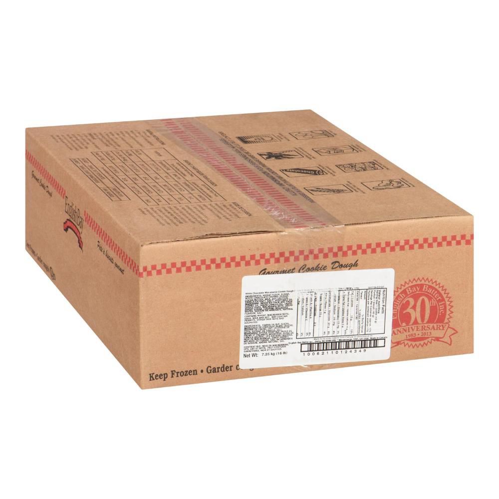 English Bay White Chocolate Macadamia Cookie Dough, 42 G -- 170 Per Case