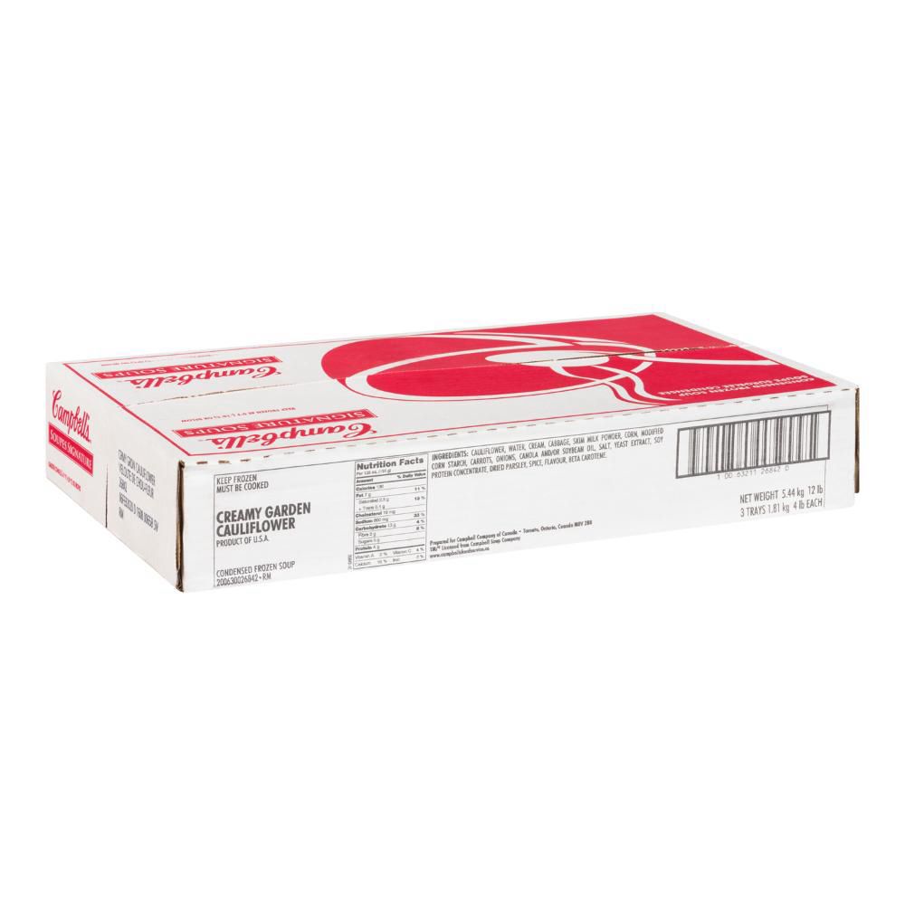 Campbell's Signature Creamy Garden Cauliflower Soup, 1.81 Kg -- 3 Per Case